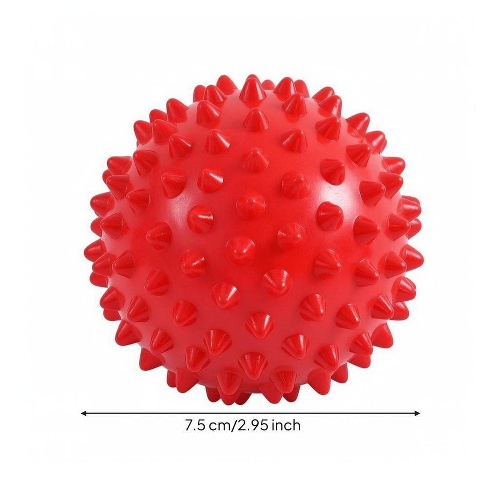 PVC Massage Ball with Raised Bumps Muscle Soreness Relief Acupressure Targeted Pressure for