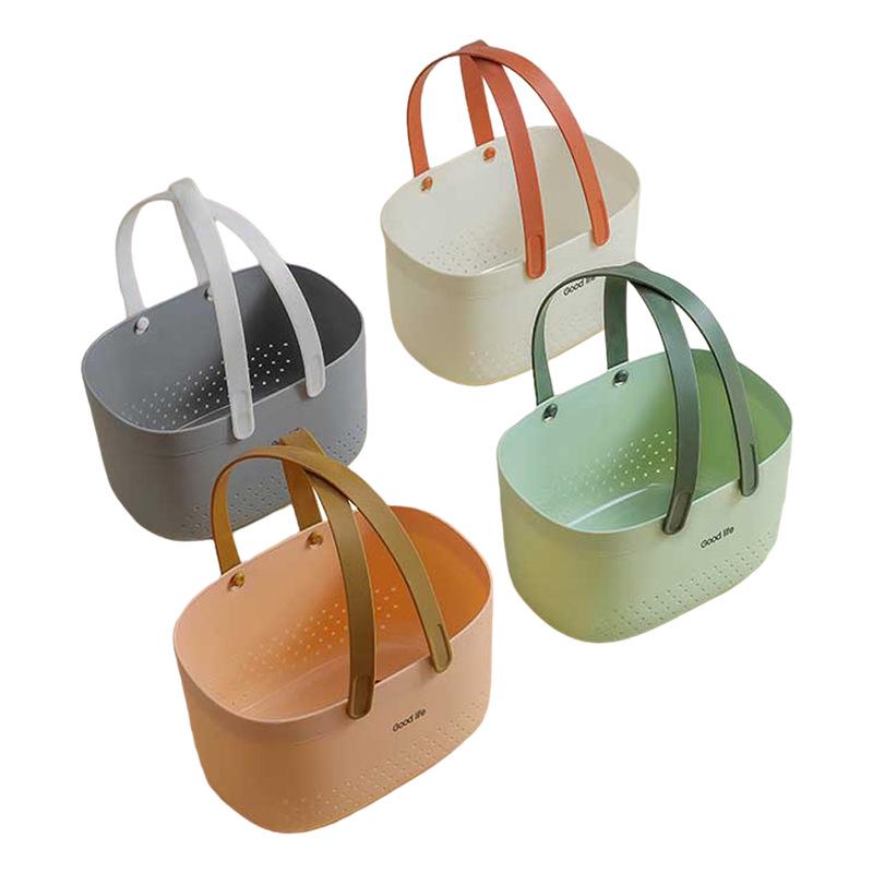 Portable Silicone Bathroom Storage Basket