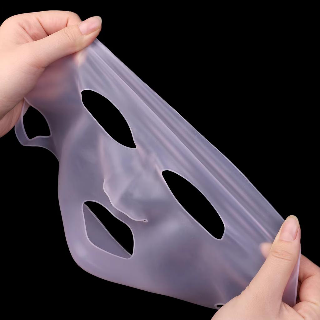 Hanging Ear Silicone Mask Cover 3D Fixed Mask Tool Ear Hanging Masks for Moisturizing Face Reusable Firming Facial Tool Skincare Enhancement