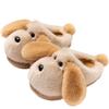 Cute Puppy Cotton Slippers 2025 New Indoor Home Home Non-slip Warm Cotton Mop Slippers Winter