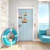 3 Pcs Wooden Sailboat Wall Art Coastal Nautical Sailboat Wall Sculpture Vintage Lake House Wall Hanging Decor for Living Room Bedroom Nursery