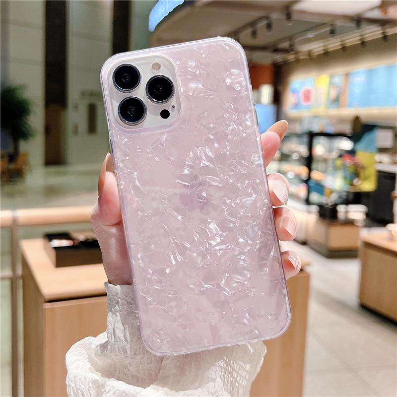 

Beach-Style Shell Pattern Phone Case for Apple 16/17 PRO, 13, 12, 11/XR - Drop-Proof & Protective Cover iPhone 15 Plus