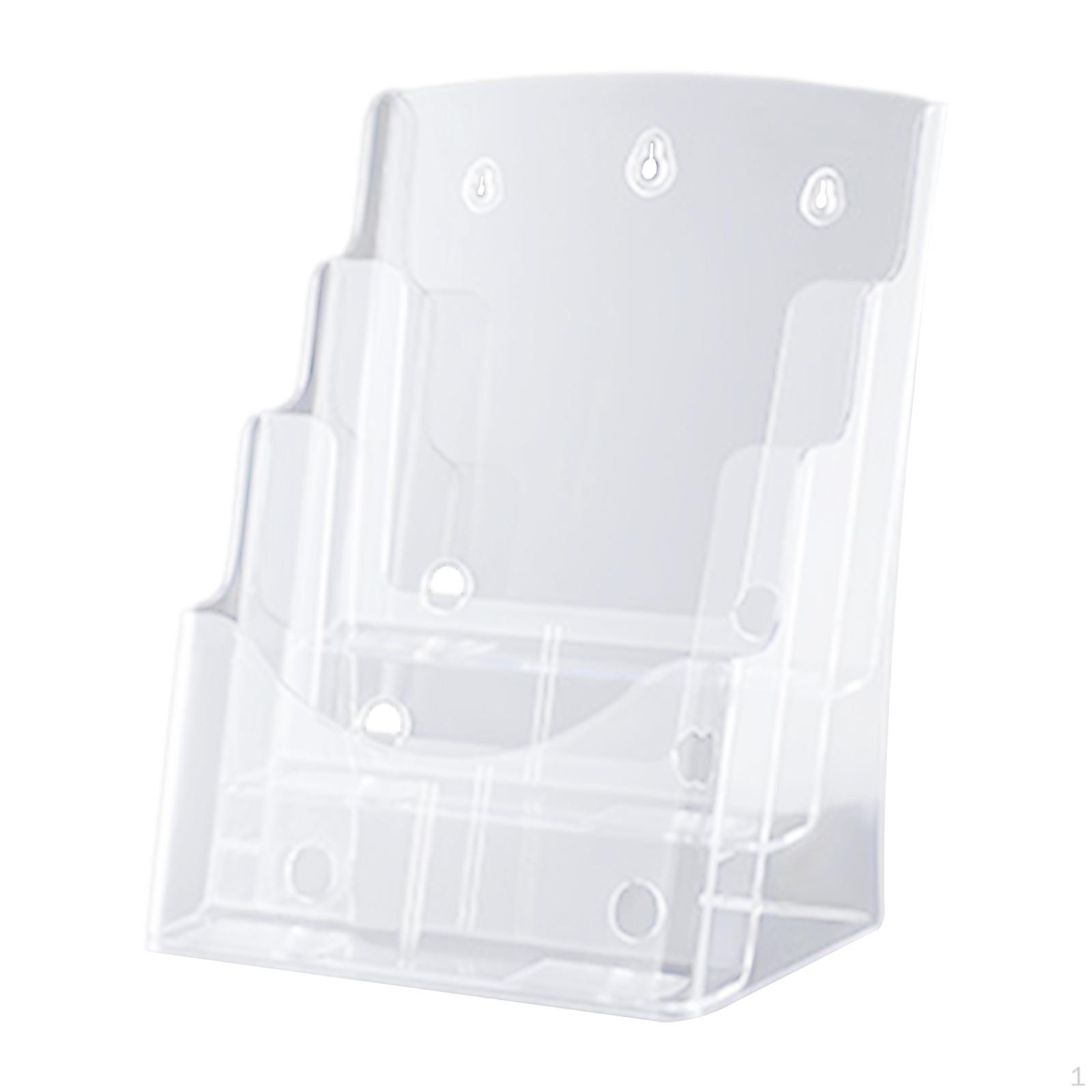 

Акриловая витрина, держатель для флаеров, держатель для визитных карточек, органайзер для вывесок 3Tier 23.5x17.3x32cm