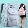 Stylish Unisex Nylon Backpack For Outdoor Travel Casual School With Comfortable Shoulder Straps