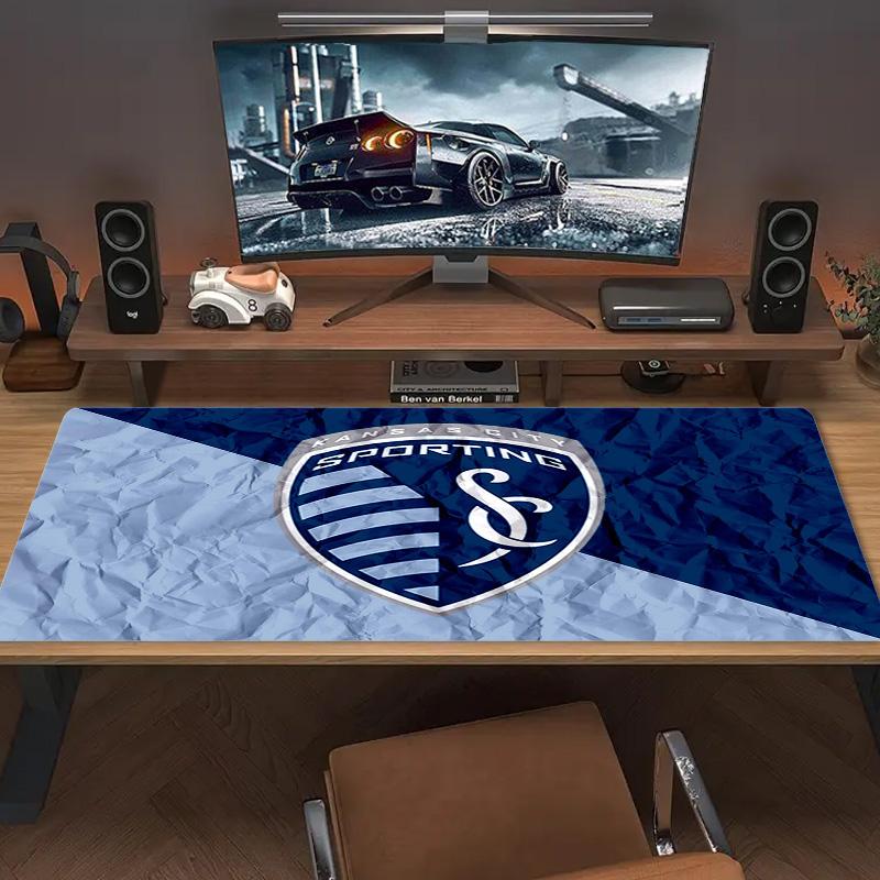 Sporting Kansas City Color Mouse Pad Large Gaming Table Cushion Non-slip Laptop Tablet Big Mousepad XXL Mat Mini PC Playmat With Lock edge