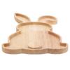 Rabbit Serving Tray Desktop Wood Plate Fruit Wooden Delicate Bunny Shaped Board Decor Baby Snack Containers Pizza Easter
