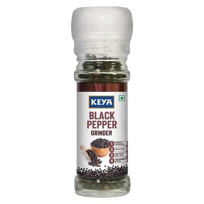 Keya Malabar Black Pepper Grinder | Exotic Spices Blend 50gm