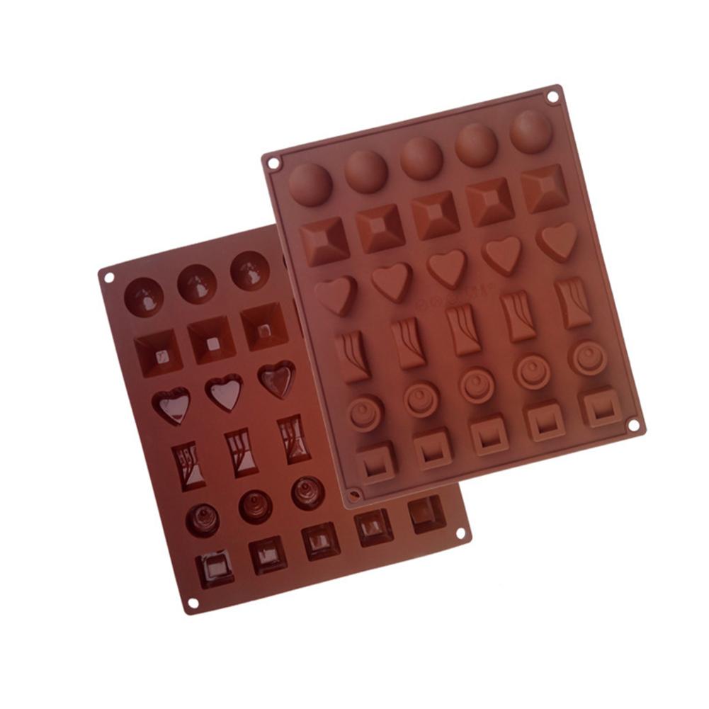 1/2Pcs Silicone Mold for Chocolate Jelly Candy Making DIY Baking Tool 2pcs#1
