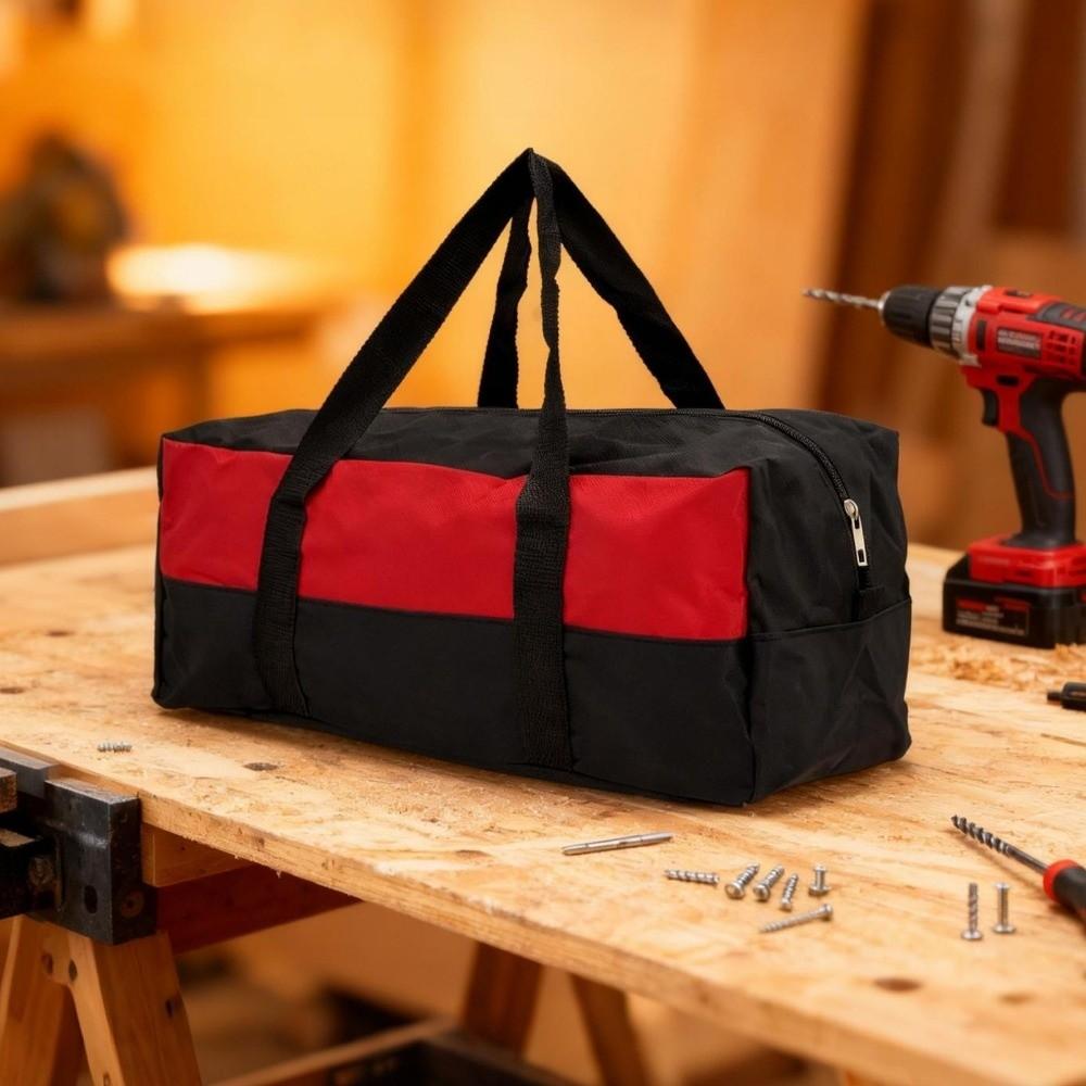 50*20*20cm Construction Site Bag 600D Oxford Cloth Wide-mouth Bag Storage Bag Backpack