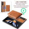 Business Style Leather Case For Samsung Galaxy Z Fold 7 6 5 4 3 2IN1 Magnetic Card Wallet Wireless Charge Anti-Drop Cover