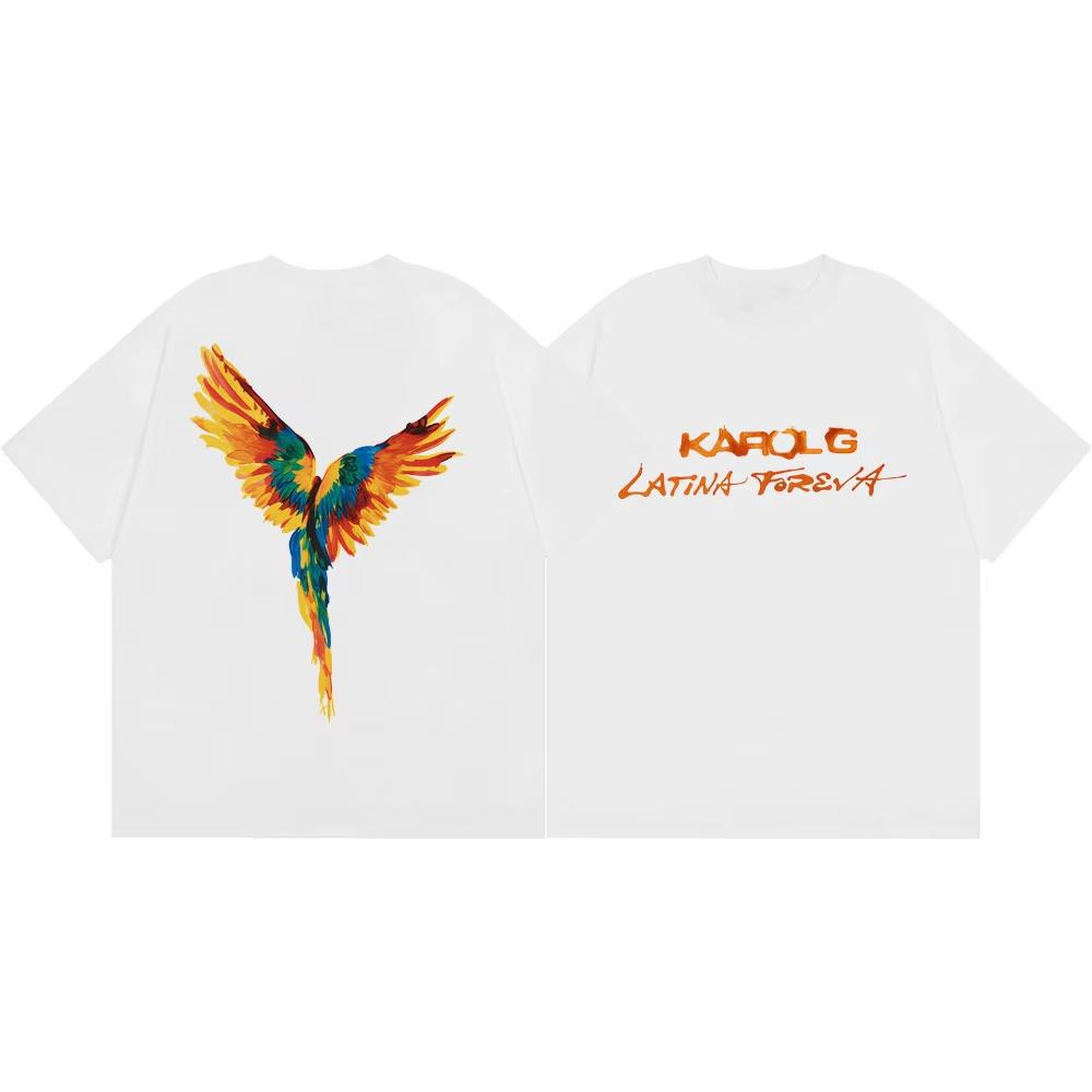 

New I Love Carol G Shirt Fashion Casual Print Tshirt Unisexs Summer Short Sleeve Luxury High Quality Cotton Street Wear 4XL