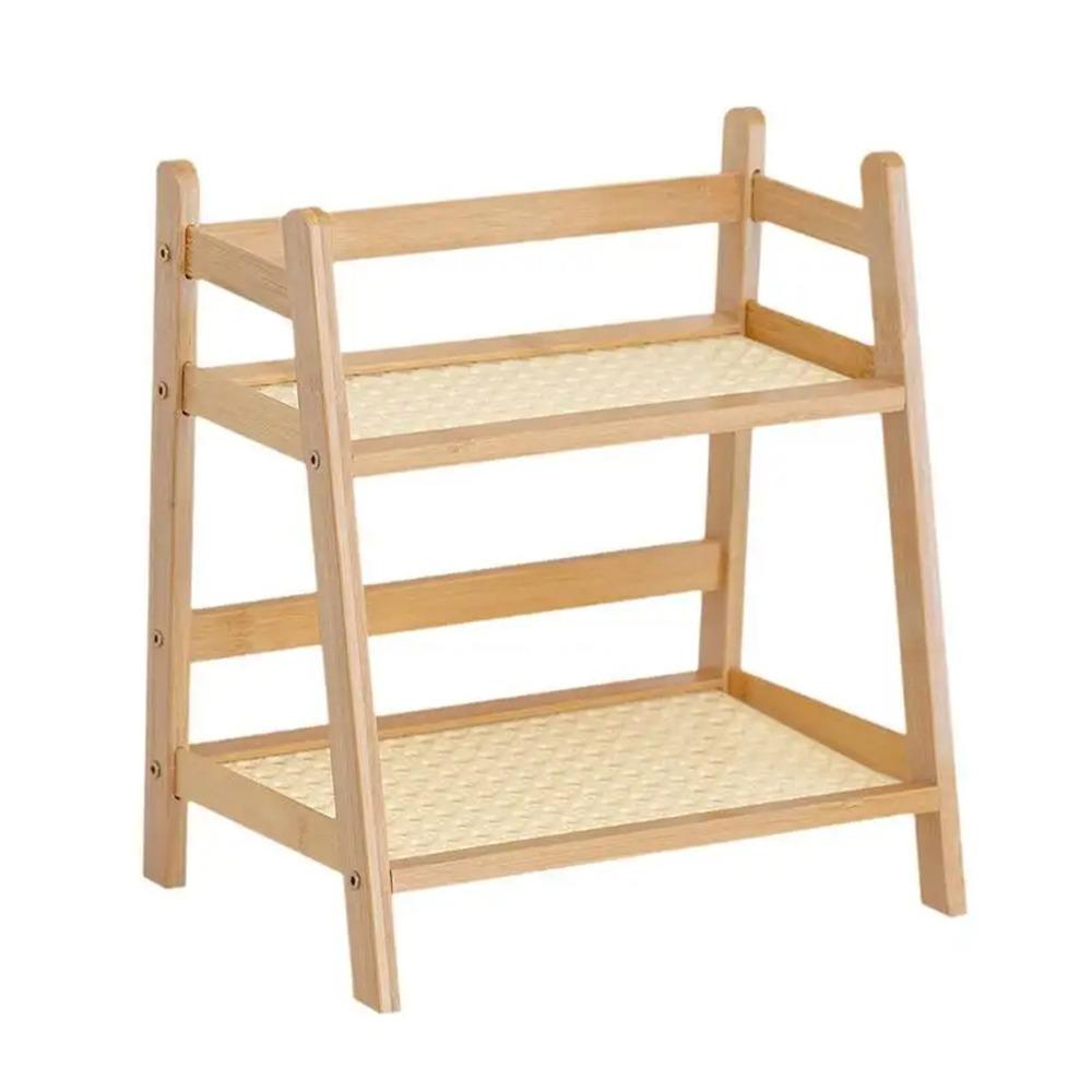 INS Cosmetics Storage Shelf 2-Tier Office Storage Rack Kitchen Cabinet Holders  Dressing Table