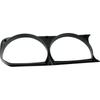 2x Front Headlight Lamp Bezel Trim for 2008-14 Dodge Challenger Black 68051527AA