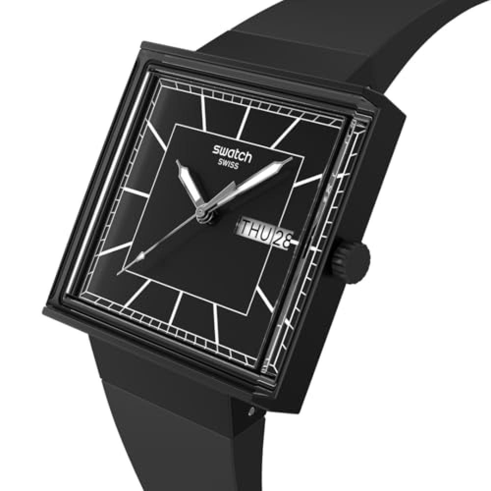 [Swatch] Watch What IF…BLACKAGAIN SO34B701 Black