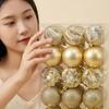 36PCS Tree Decor Set Xmas Tree Ornaments Holiday Party Supplies  Christmas Tree Decorating