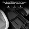 Black TPE Center Console Lower Storage Box Tray For Kia EV3 2024-2025