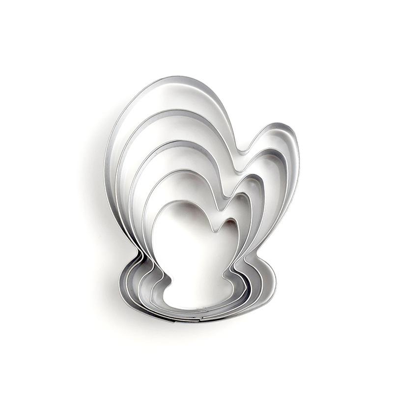 Stainless Steel Christmas Cookie Cutters: Snowflake, Tree, and Gingerbread Man