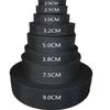 20/50M Black Nylon Webbing Tape 20-100mm Backpack Ribbon Strap At The Meter 1.3mm Thick Safety Belt Sling Sewing Bias Supplies