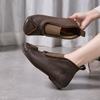 Women's Shoes, Real Leather Shoes, Ankle Boots, New Handcrafted Retro, Versatile Soft-soled Round-toe Shoes, Leather Boots