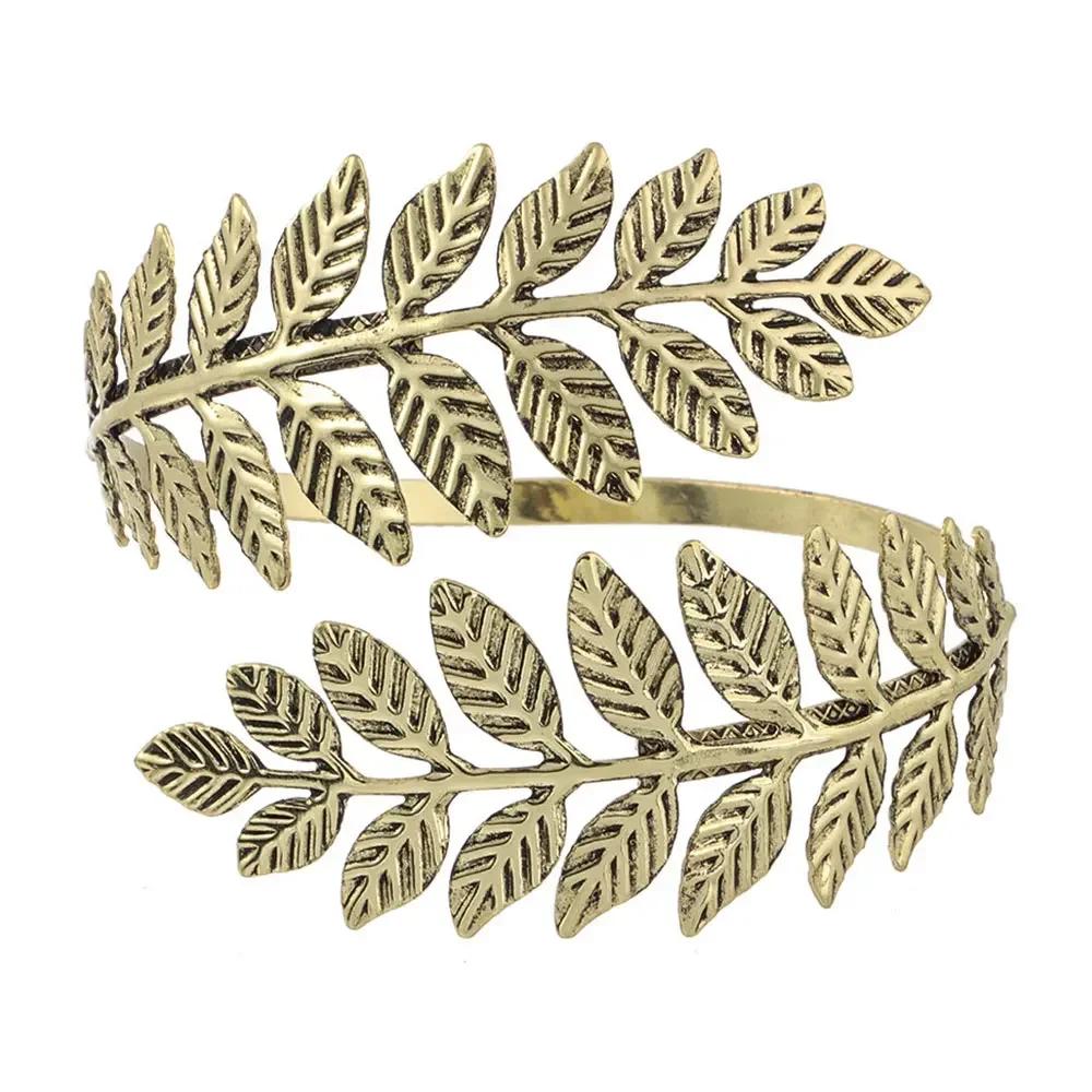 Bohemian Tassel Pendants Charm Upper Bracelet Arm Chain Metal Hollow Out Geometric Pattern Retro Arm Cuff Bangle Body Bracelets