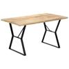 Day and Night - Day and Night Solid Mango Wood Dining Table 140x80x76 Cm