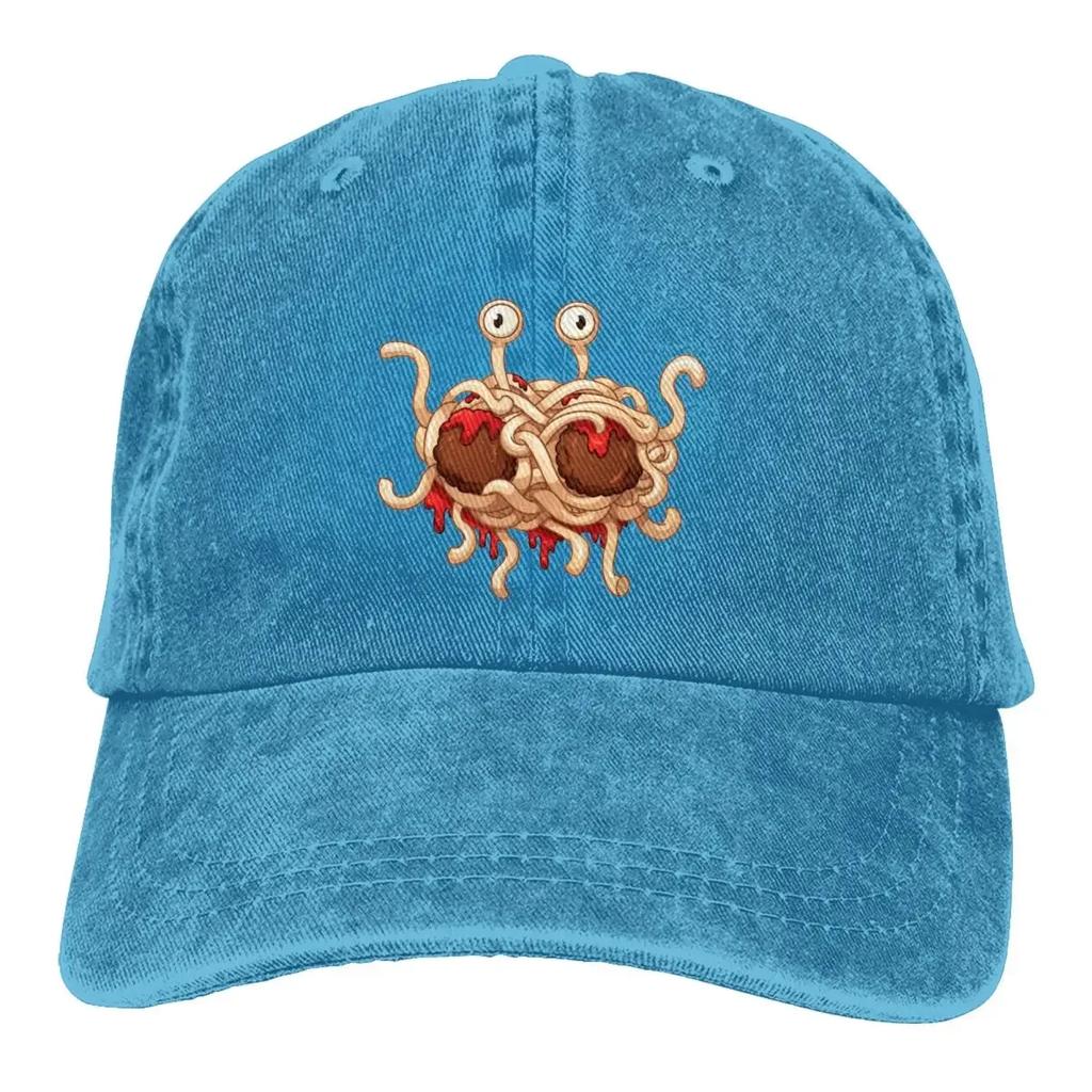 Flying Sspaghetti Monster FS Merchandise Unisex Style Baseball Caps Distressed Denim Caps Hat