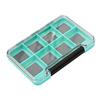 Plastic Magnetic Fishing Tackle Box 4/8/12 Compartments Portable Fishing Lure Bait Box Fishing Accessories