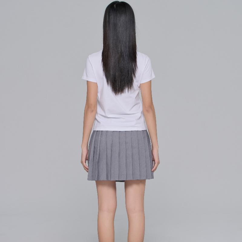 Playboo Simple Patch Tee White