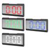 Alarm Clock LED Digital Display Mirror USB Charging Desktop Clock for Bedroom Home Office School