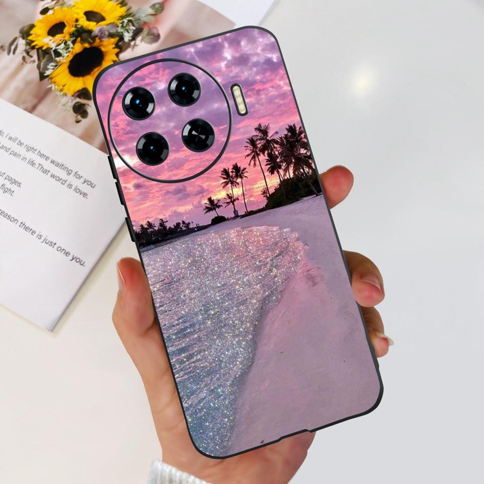 Für Tecno Spark 20 Pro+ KJ7 Hülle 2024 Süßes Herz Dinosaurier Cartoon Stoßfest Weiche Hülle Für Tecno Spark 20 Pro Plus Etui Funda