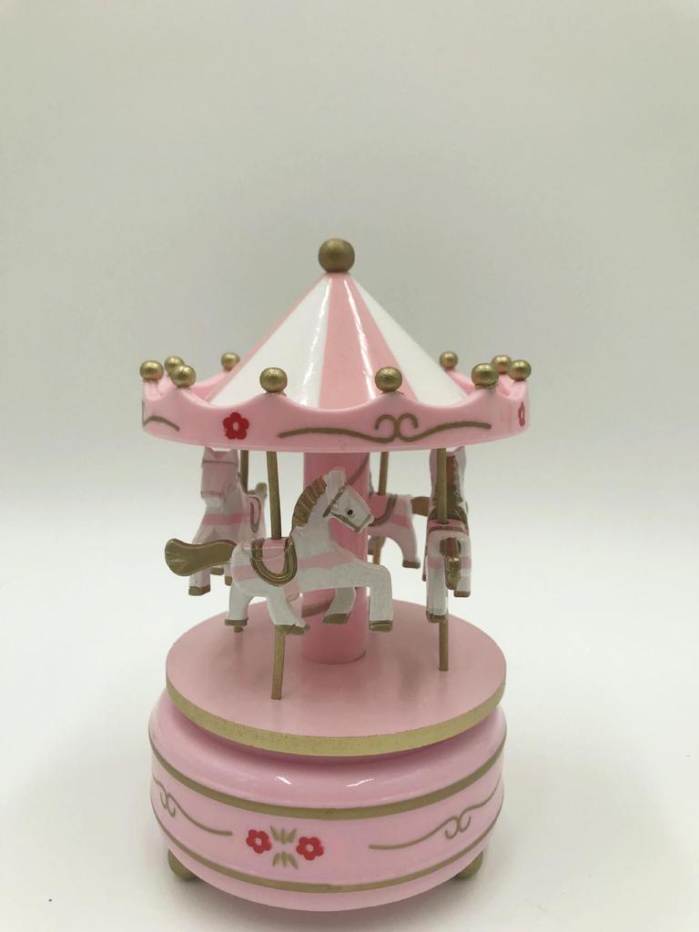Music Box Carousel Birthday Cake & Christmas Decoration Gift