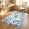 Personalized Crystal Velvet Carpet,Central Cee Custom Printed Name, Plush Area Rug For Home Indoor Decor