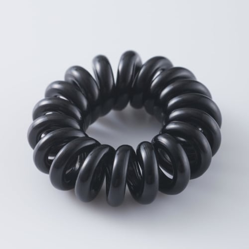 kai hair goods spring hair ties black 5p ha3050