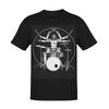 Da Vinci Drummer Drumming Horror Film Movie Funny Birthday T Shirt Retro Horror