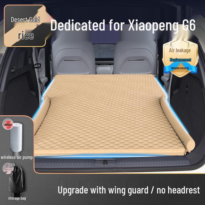 XPeng G6 Inflatable Car Mattress: Rear Seat & Trunk Sleeping Pad, Air Cushion for Car Comfort XPeng G6 2025 Edition Exclusive