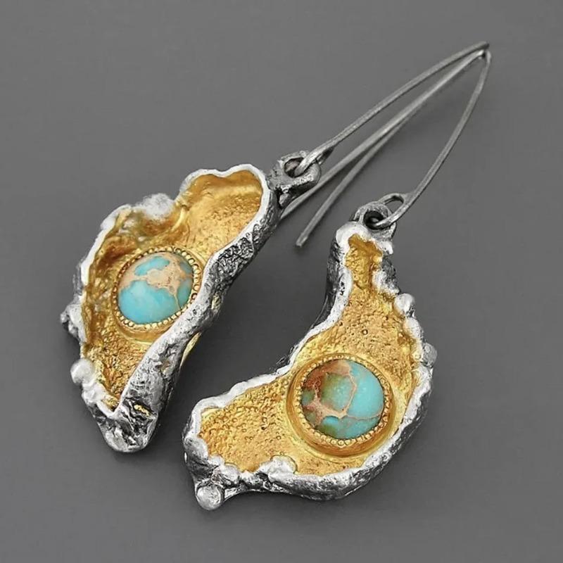 Vintage Irregular Creative Ear Styling for Women Able Retro Oil Painting Daily Best Friend Jewelry Gifts Accessories