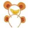 Monkey Ear Heandband Monkey Tail Bowtie Kids Animal Cosplay Costume for Boy Girl