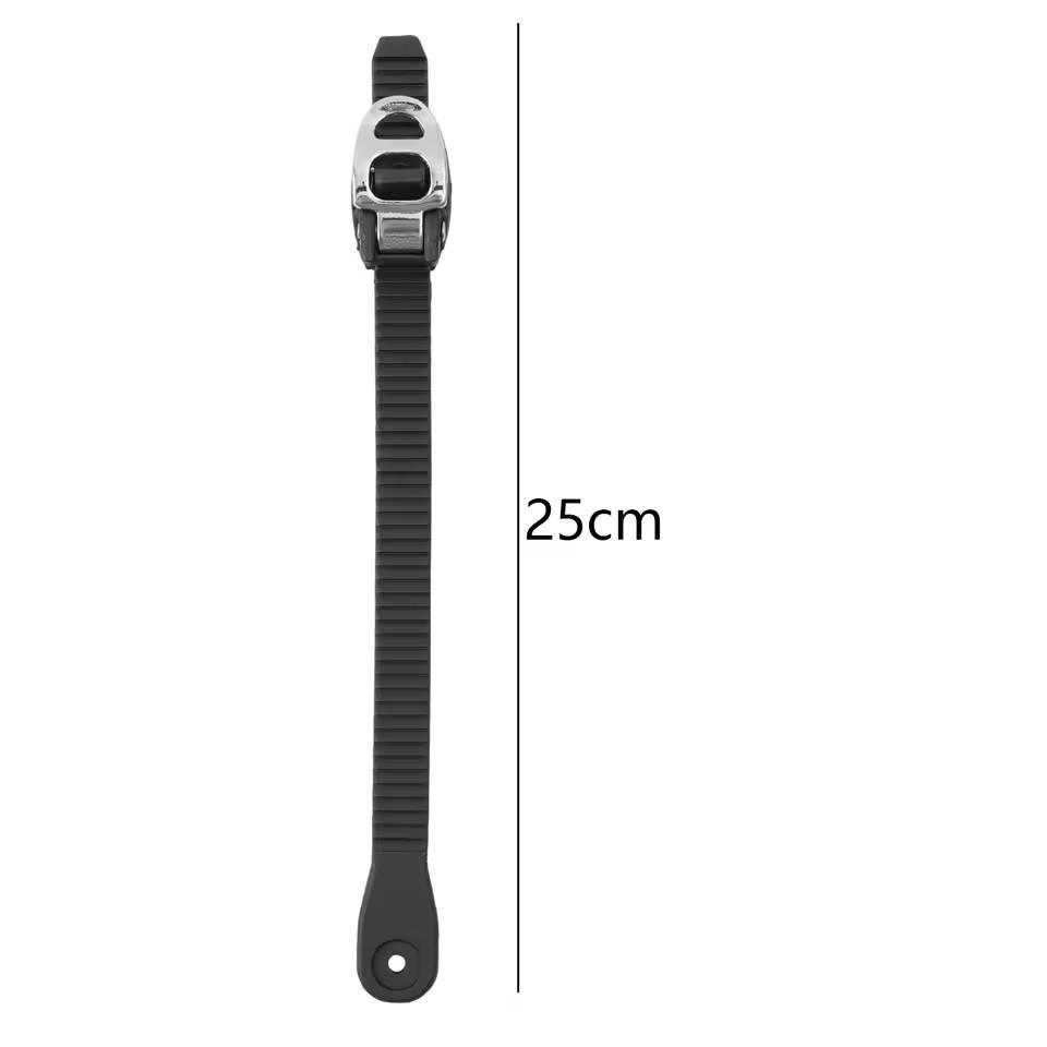 Auto Roof Rack Cargo Tie Down Strap 25cm Heavy Duty Rubber Grip Buckle Reusable Elastic Lashing Connectable Band for ATV UTVs