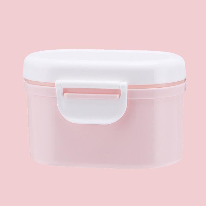 Portable Large-Capacity Baby Milk Powder Box - Airtight, Multilayered, Compartmentalized Storage