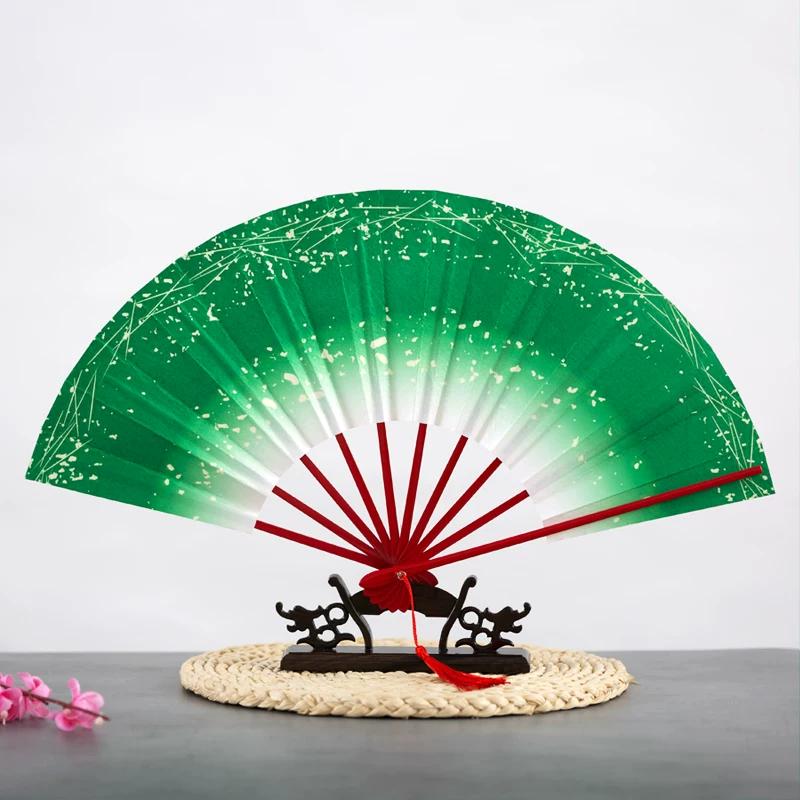 Cosplay Dance Props: Japanese-Style Folding Fan with Ten Ribs, Bat-Shaped Fan, Suitable for Dance and Performance