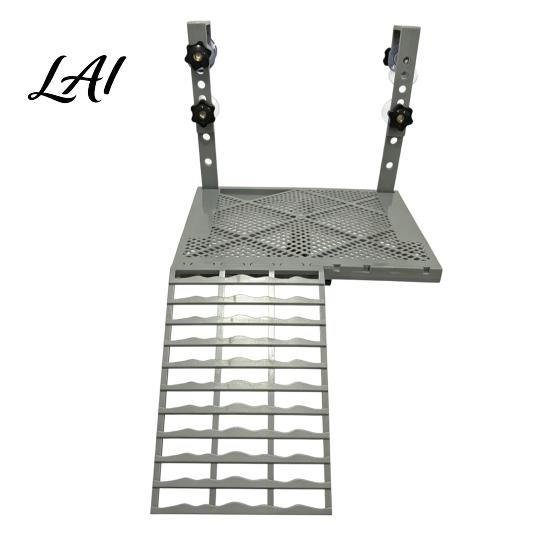 Turtle Feeding Basking Platform Solid Form Hanging with Suction Cups Non-Slip Tank Decoration Reptile Sunning Ramp Aquariums Accessories for