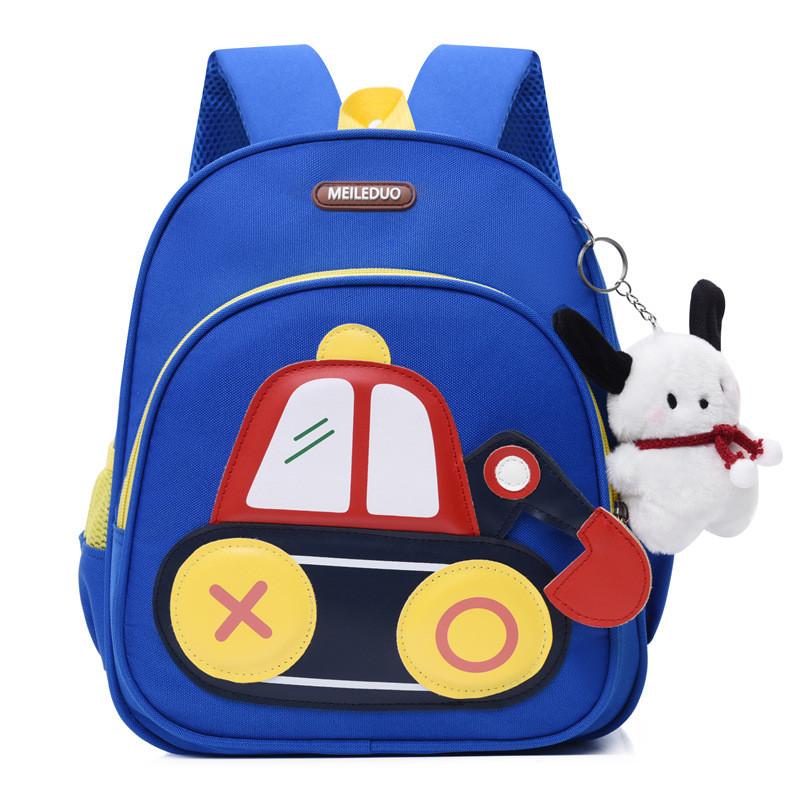 Childrens Rabbit Car Pattern Backpack With Breathable Oxford Fabric For Elementary School Students