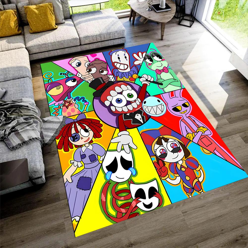 Colorful Cartoon Characters Floor Mat Perfect for Bedrooms Outdoor Living Rooms Balcony Antislip Carpet Office Home Decor