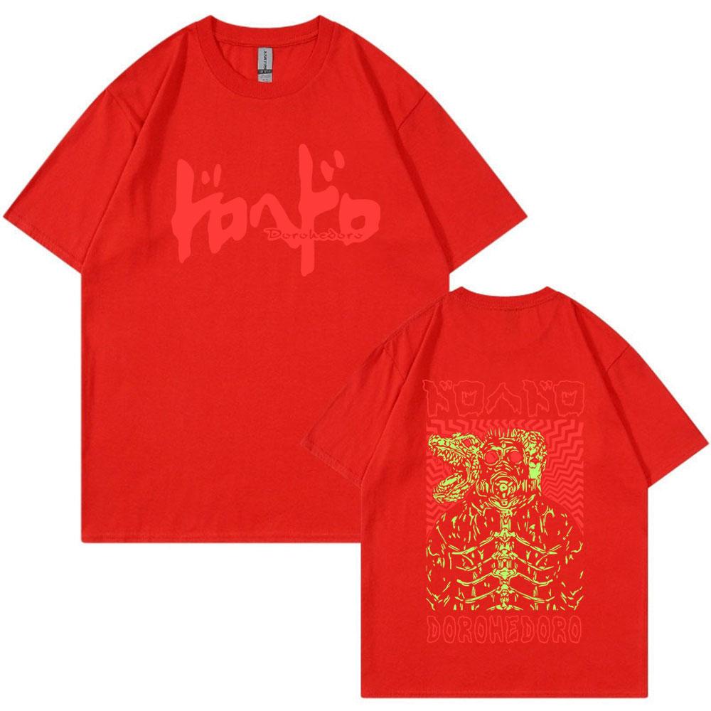 Anime Dorohedoro Kaiman T Shirt Gothic Manga Graphic Print T Shirts Men's Fashion Casual Cotton Oversized T-shirt Streetwear