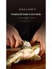 Stainless Steel Shrimp Deveining & Peeling Knife - Dual-Function Shrimp Shell & Line Remover