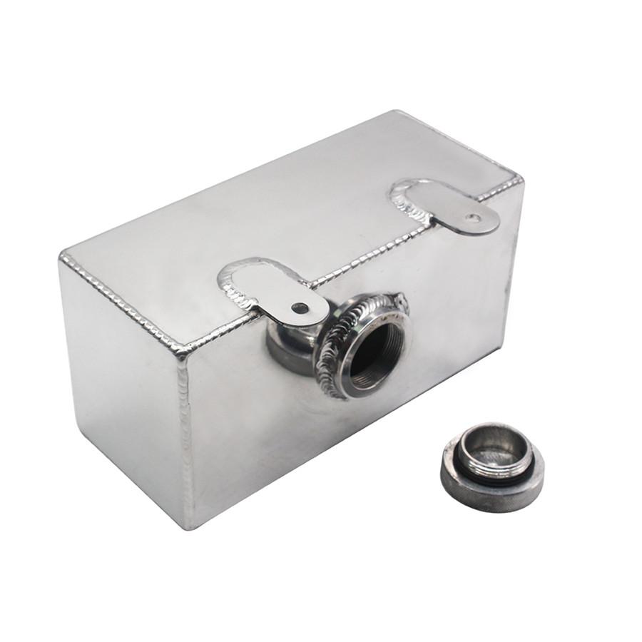 

Windscreen Washer Bottle Aluminium Alloy Polished Intercooler Spray Tank 2 litre