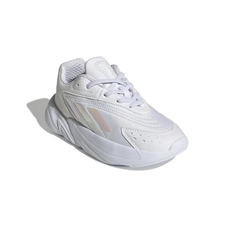 adidas Originals Ozelia Rutschfeste Dämpfung Abriebfeste Niedrige Lifestyle-Schuhe für Kinder Weiß GW8126
