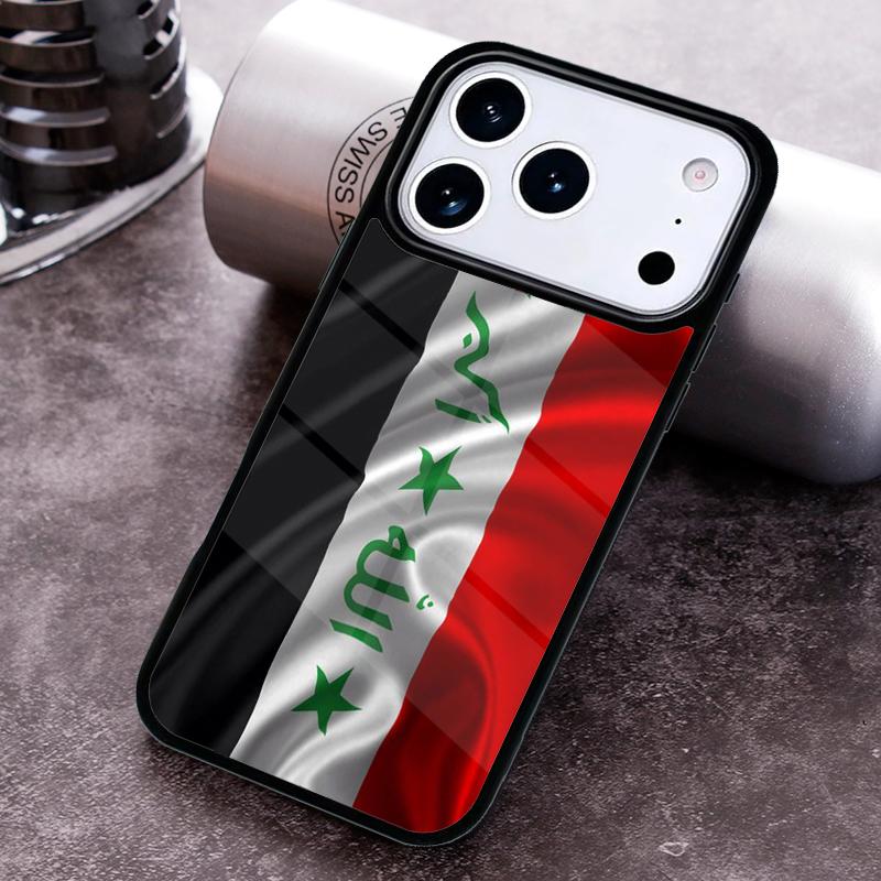 Iraq Flag Phone Case for iPhone 17 16 15 Pro Max Air 14 13 12 11 Plus Shockproof Cover