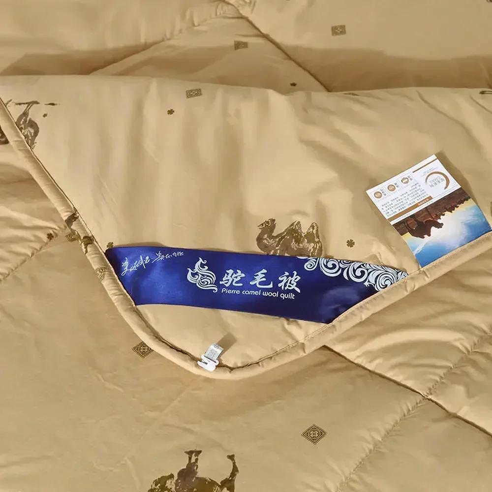 Svetanya Quilted Blanket Winter Quilt 100 Camel Hair Comforter Filler Single Double Queen King Size