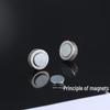 Zircon Magnetic Ear Clips: Painless, Non-Pierced Earrings for Women & Men